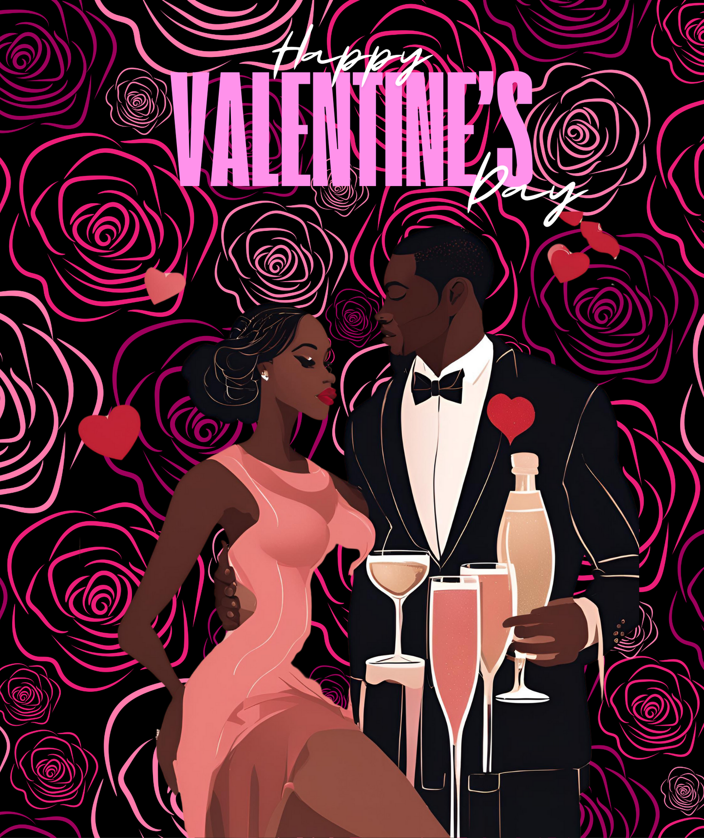 Jumbo Valentines with candies included