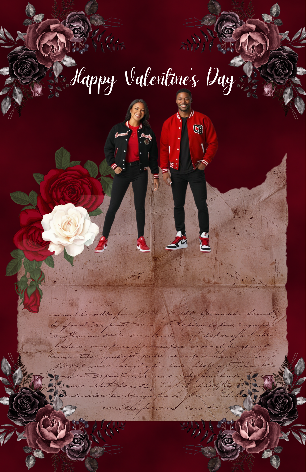 (5) 11x17 School Board Varsity - Jumbo Valentine Digital Templates