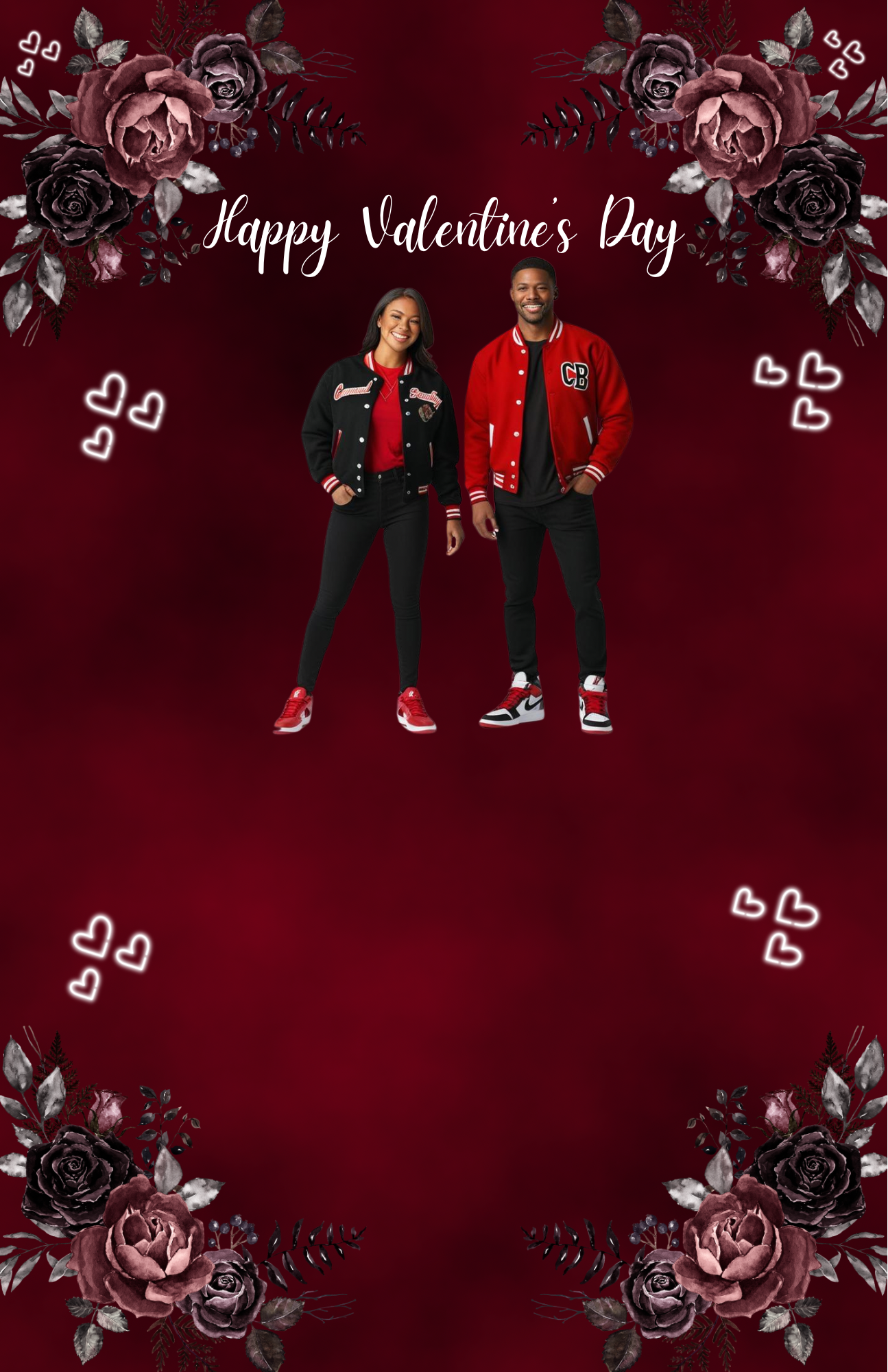 (5) 11x17 School Board Varsity - Jumbo Valentine Digital Templates