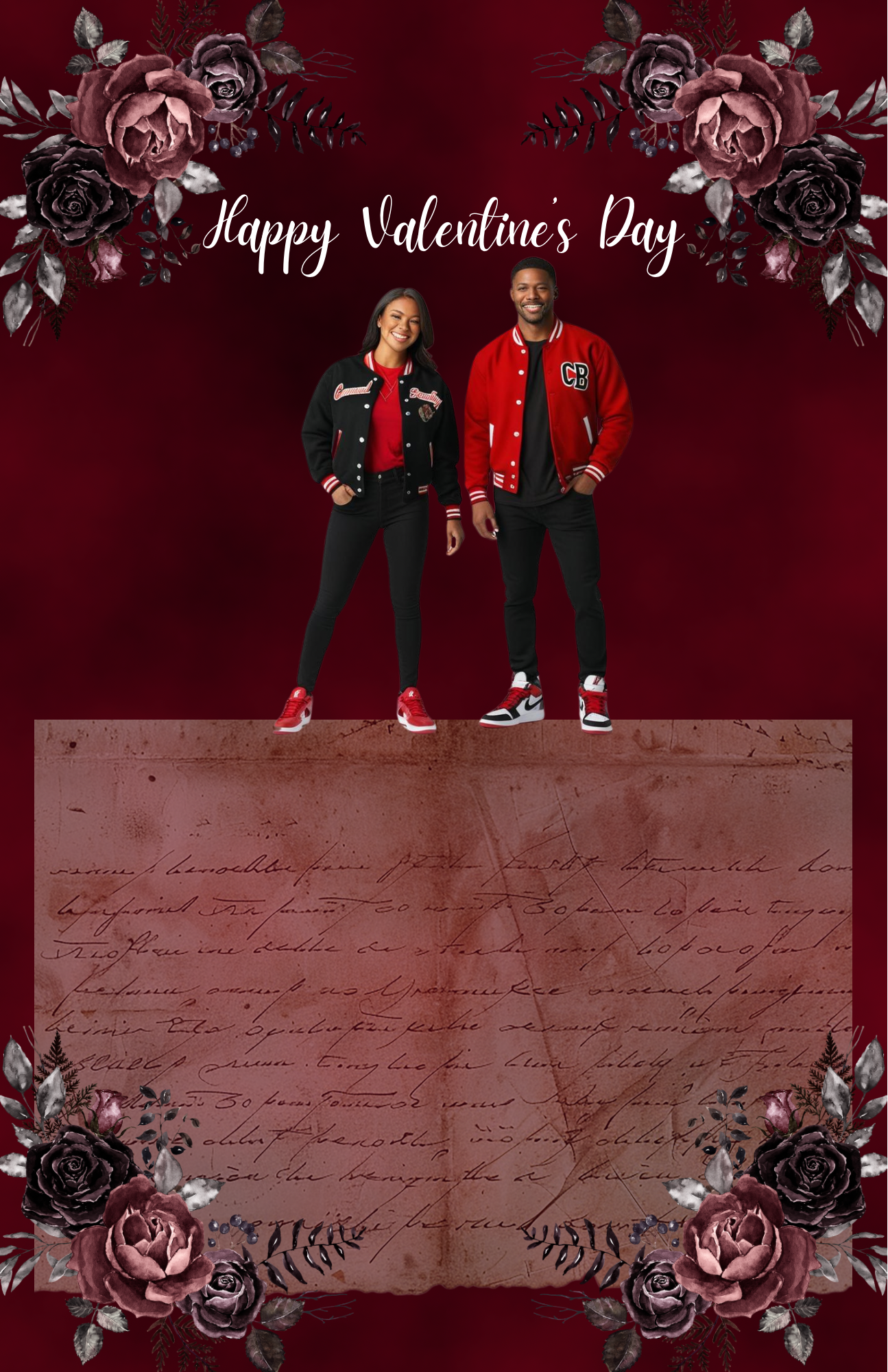 (5) 11x17 School Board Varsity - Jumbo Valentine Digital Templates