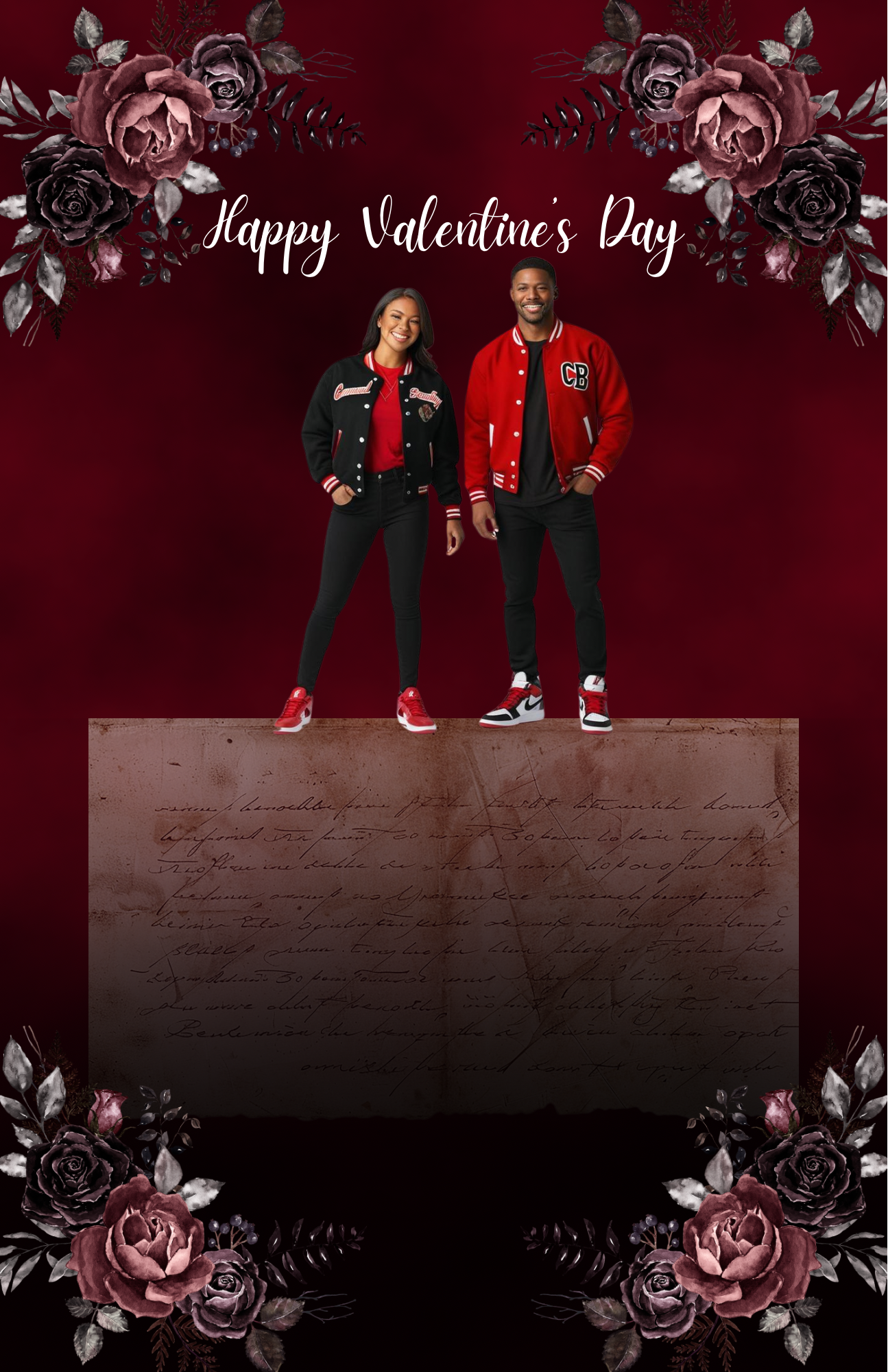 (5) 11x17 School Board Varsity - Jumbo Valentine Digital Templates