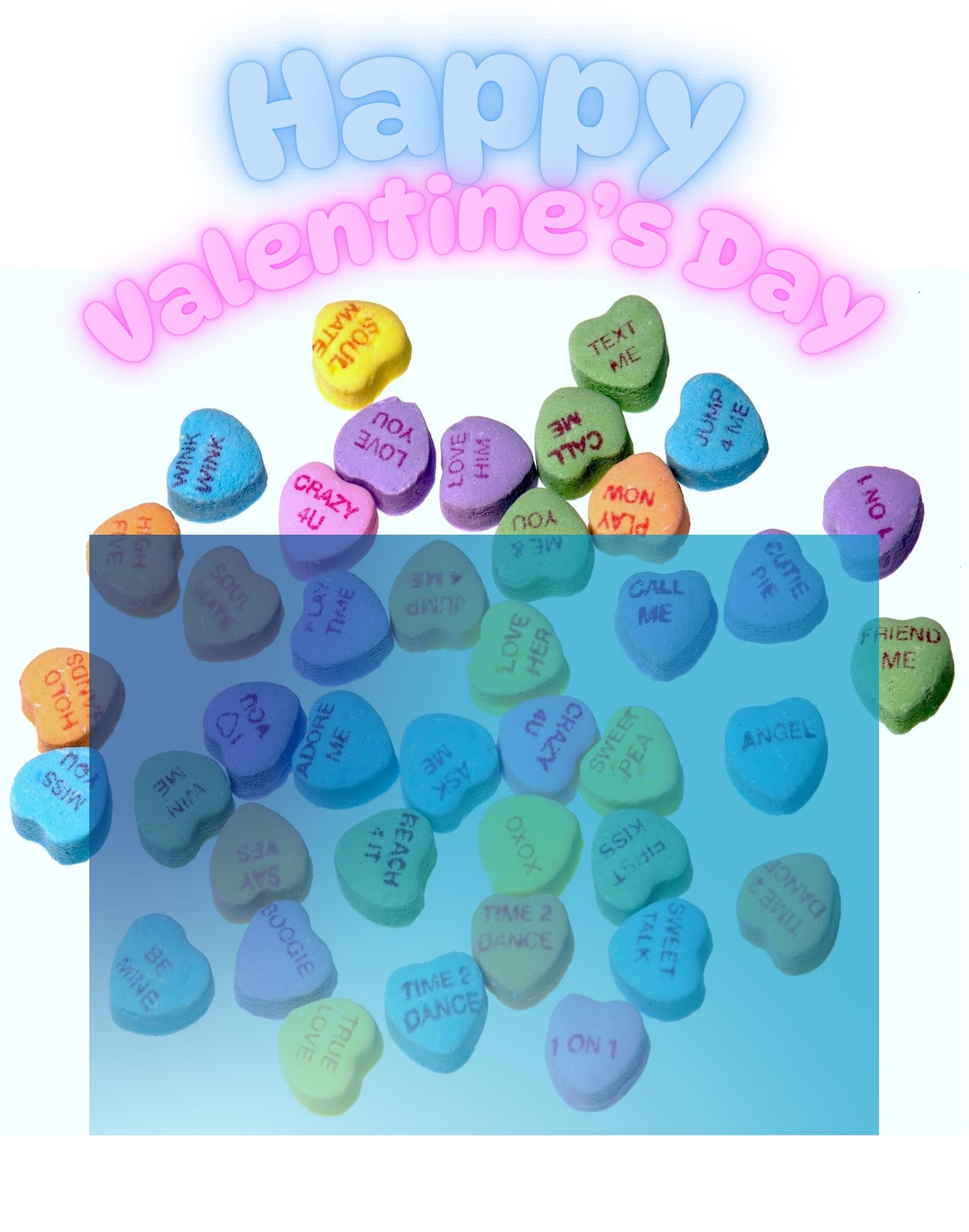 (8)Hearts/Roses Digital Templates (Editable)