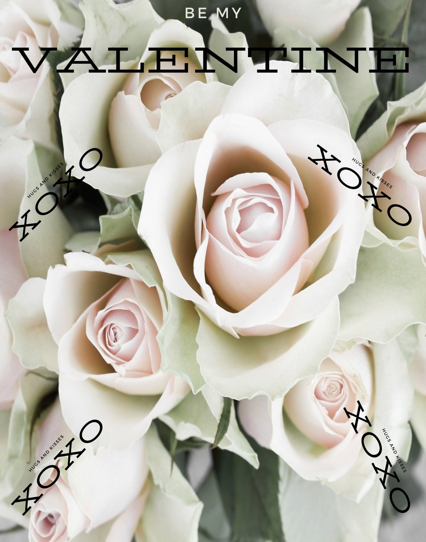 (8)Hearts/Roses Digital Templates (Editable)