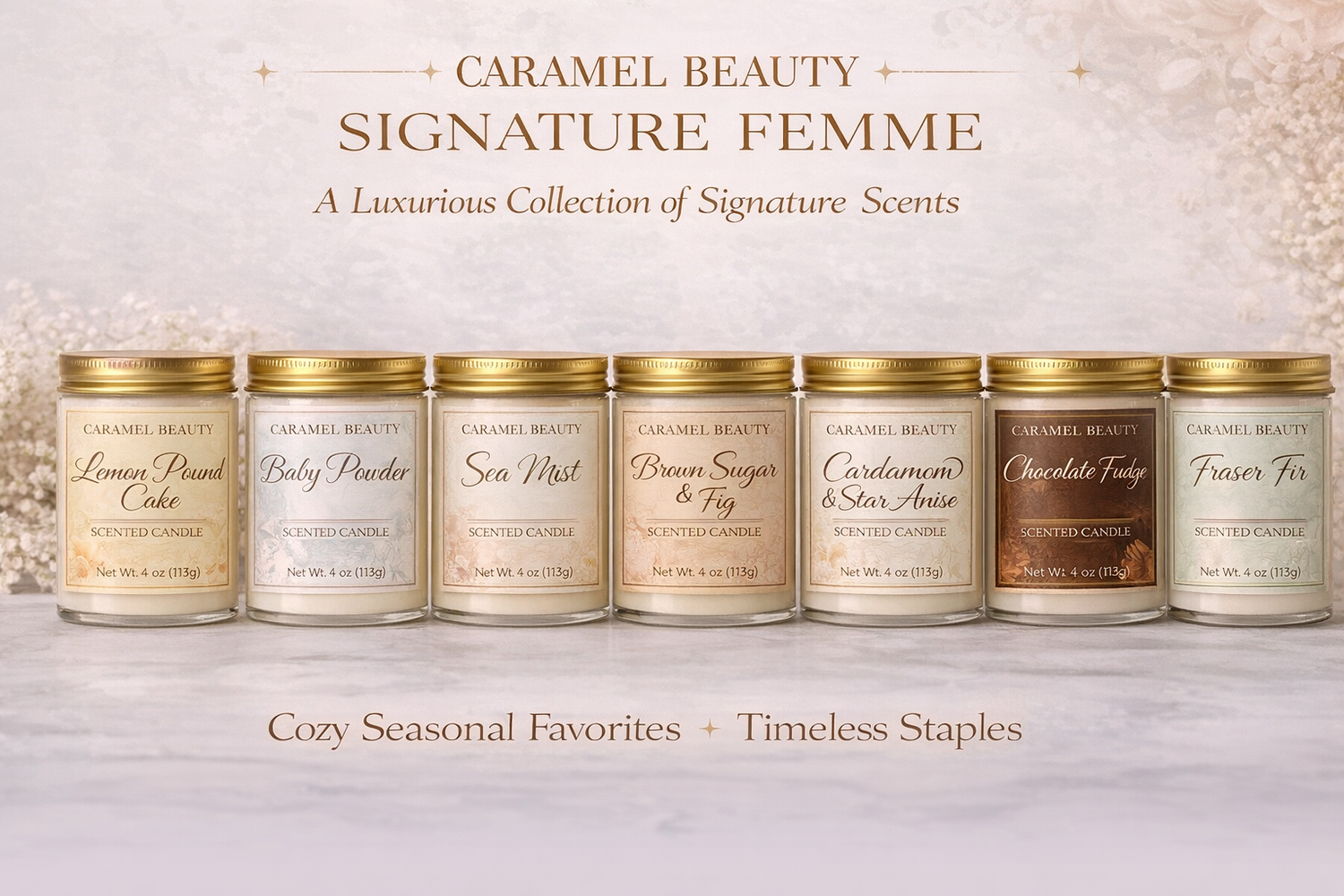 Soft Bloom Luxury Candle Collection