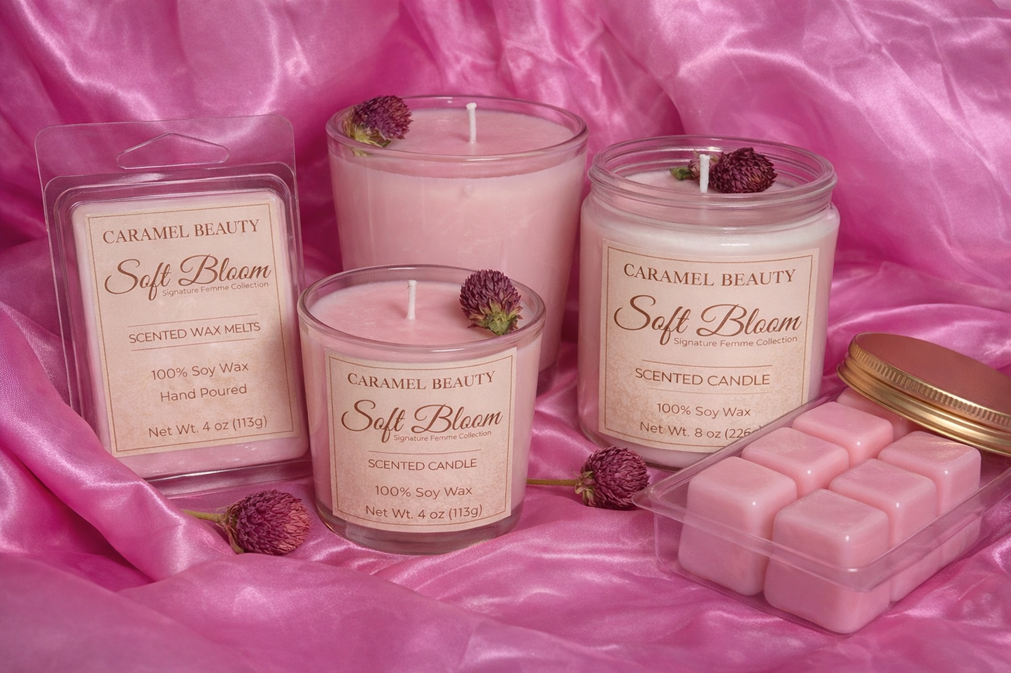 Soft Bloom Luxury Candle Collection