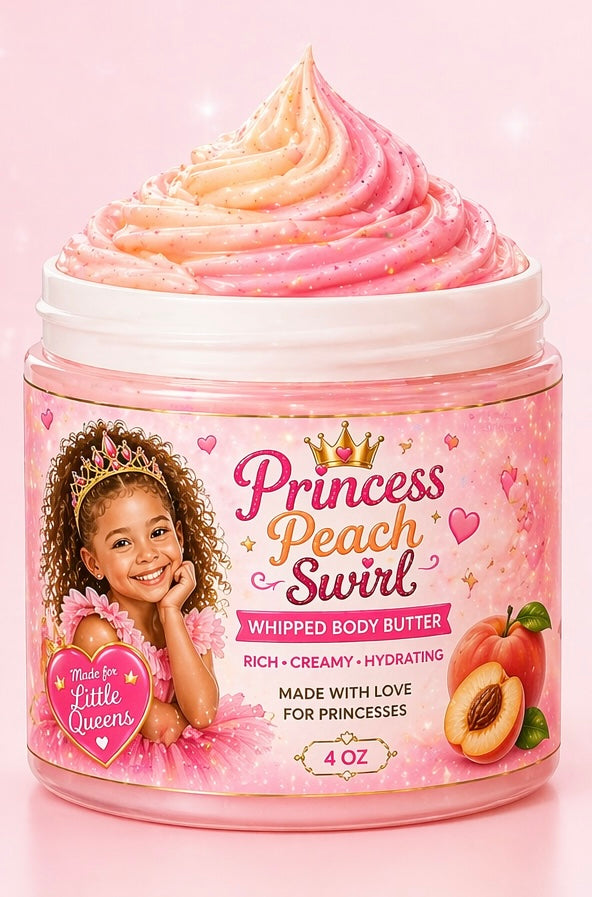 Princess Peach Swirl Whipped Body Butter (Kids)