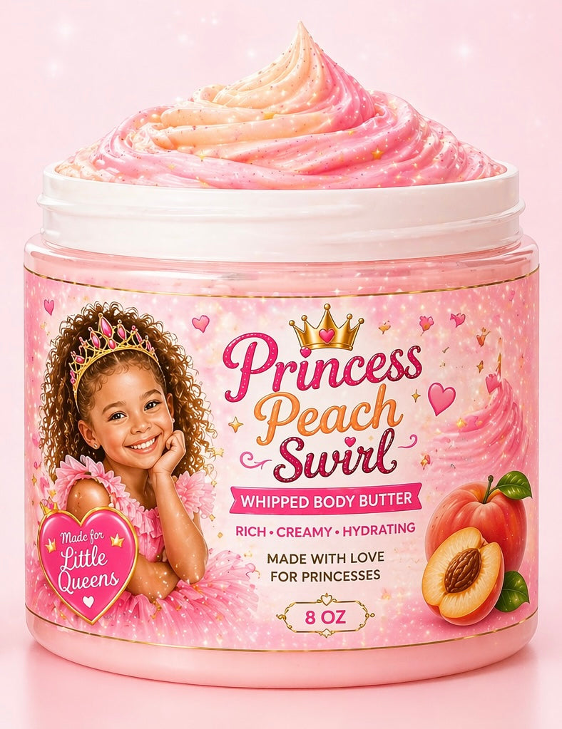 Princess Peach Swirl Whipped Body Butter (Kids)
