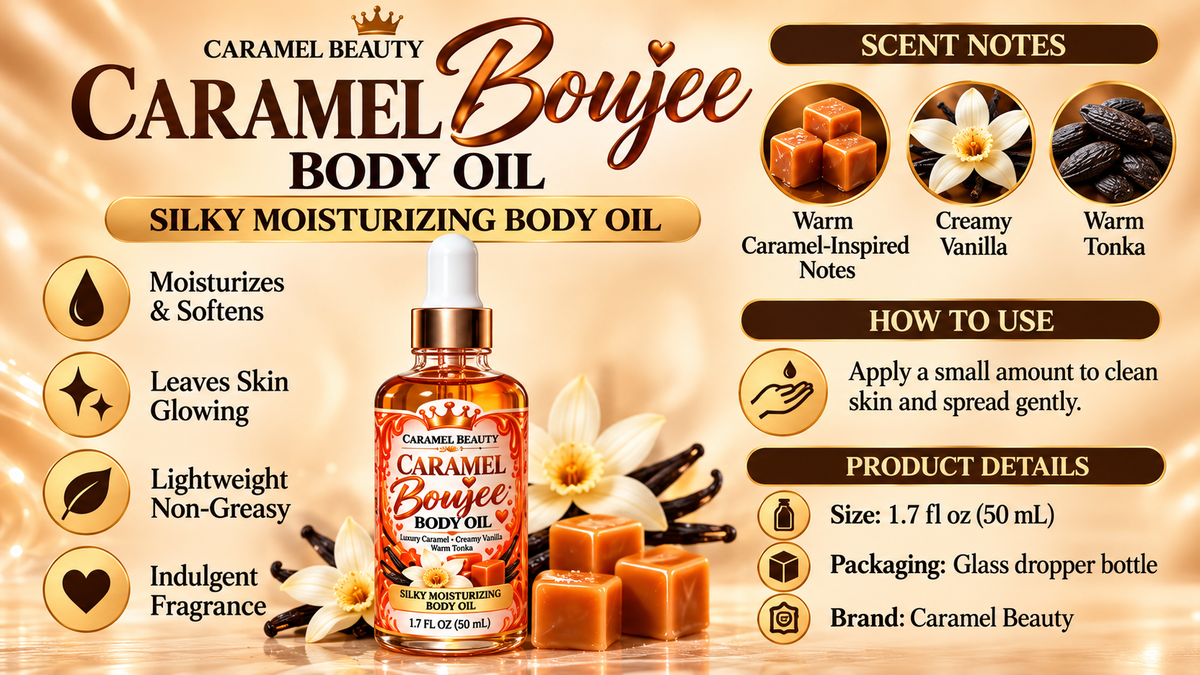 Caramel Boujee™ Body Oil — 1.7 fl oz (50 mL)