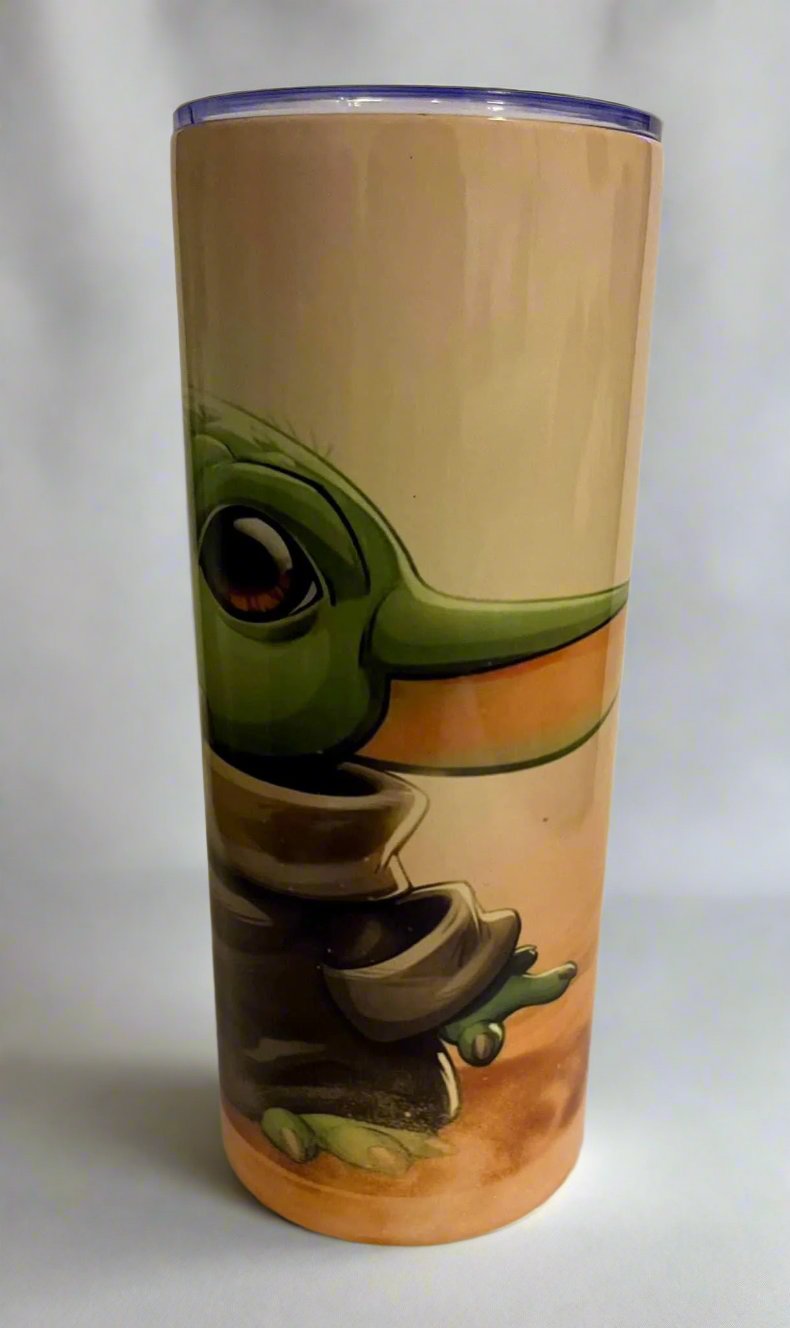 Baby Yoda Type Tumbler