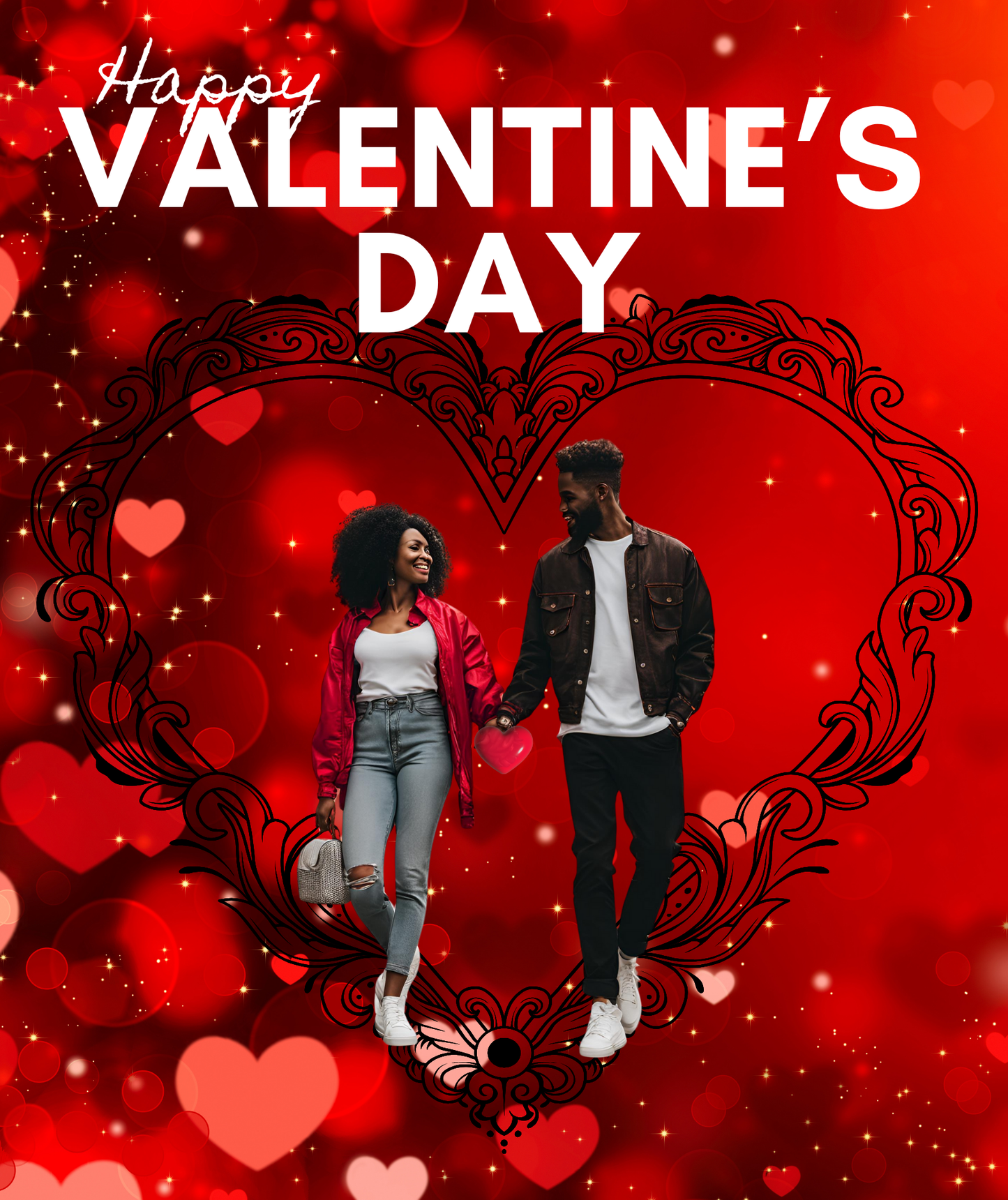 Jumbo Valentines with candies included