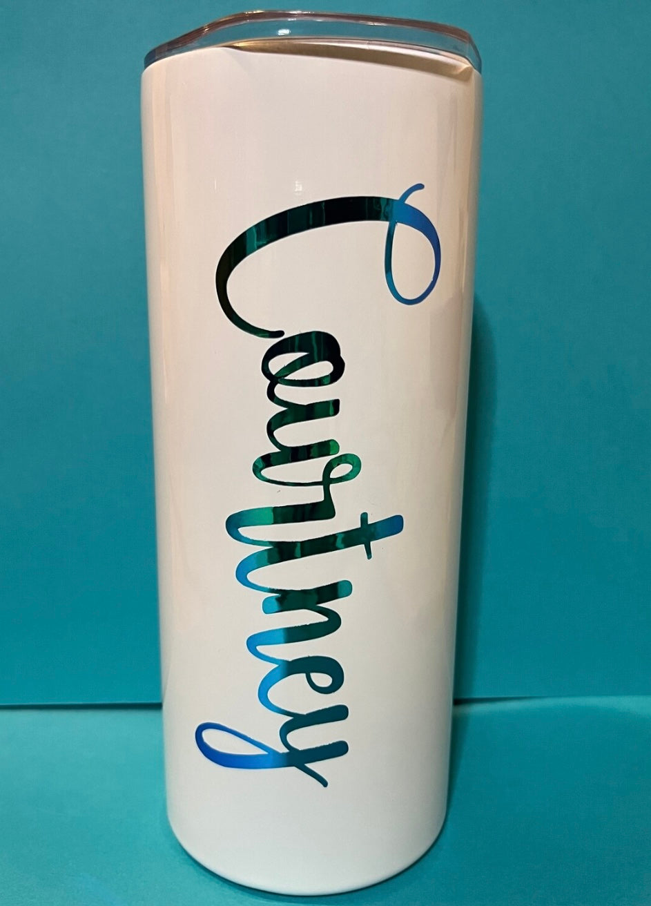 20oz Starbucks Logo with your name Tumbler