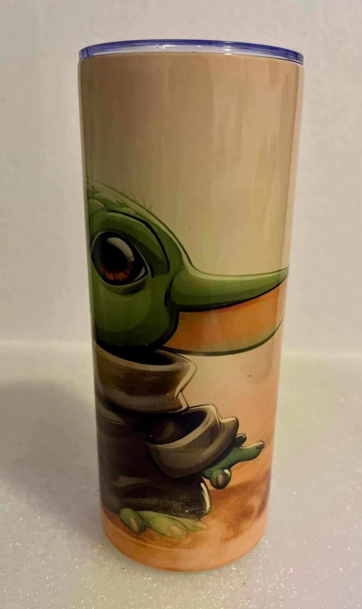 20oz Baby Yoda Inspired Tumbler