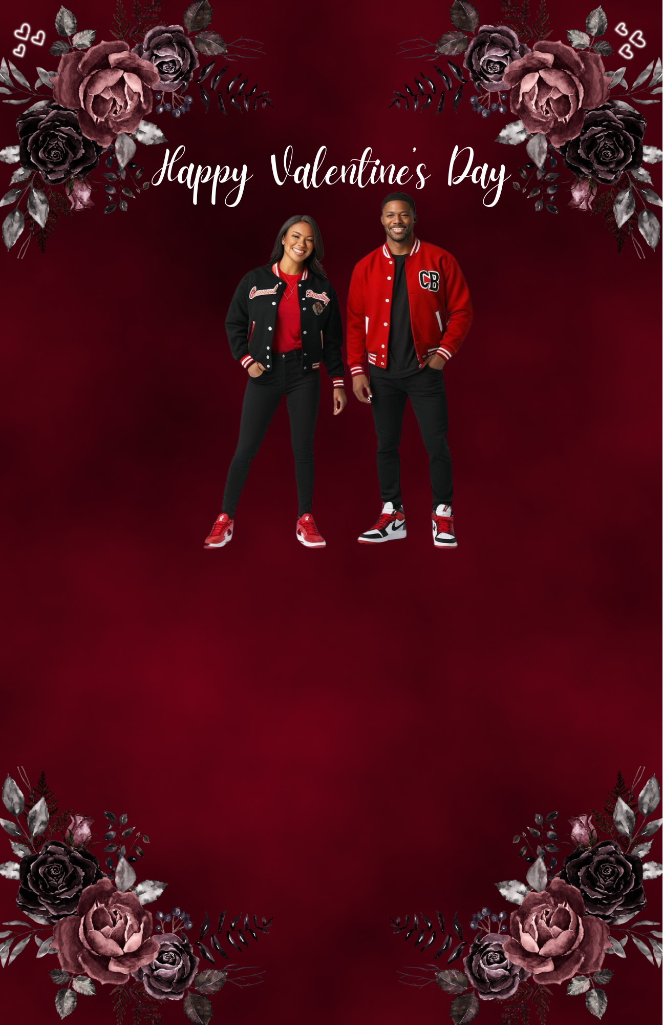 (2) 11x14 Jumbo Valentine Digital Template